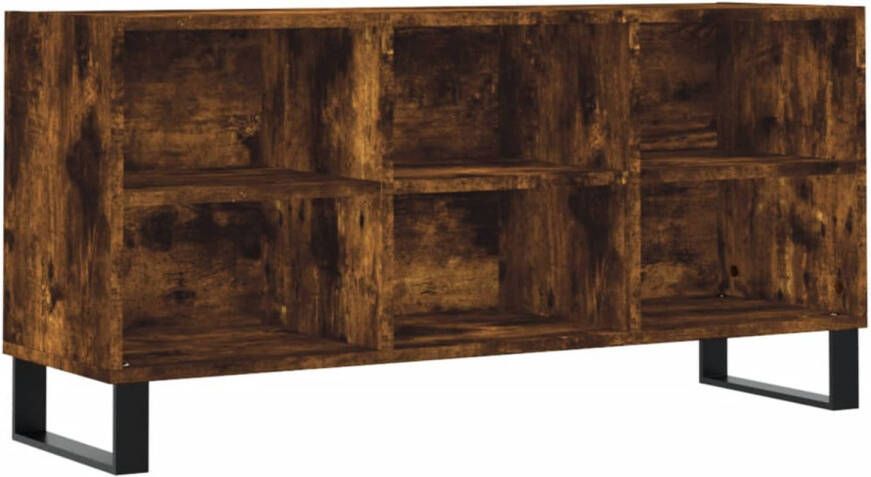 VidaXL -Tv-meubel-103 5x30x50-cm-bewerkt-hout-gerookt-eikenkleurig
