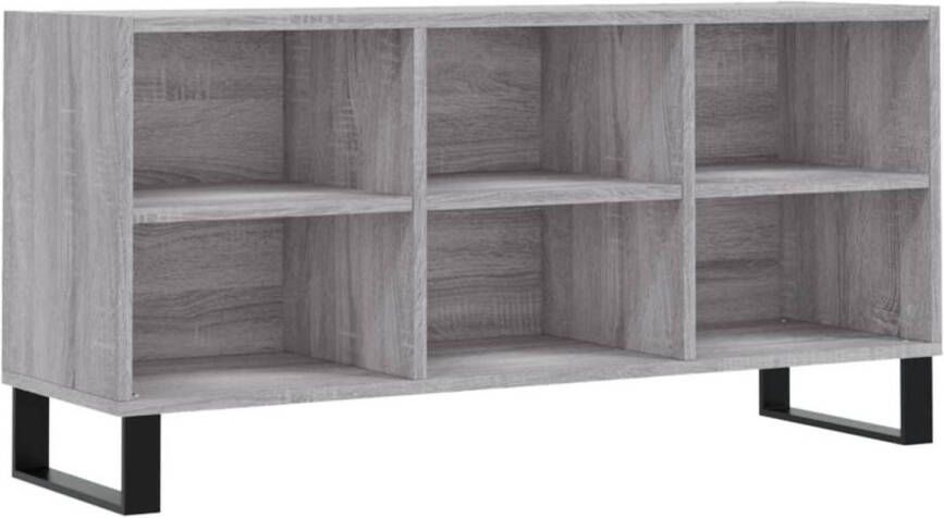 VidaXL -Tv-meubel-103 5x30x50-cm-bewerkt-hout-grijs-sonoma-eikenkleurig