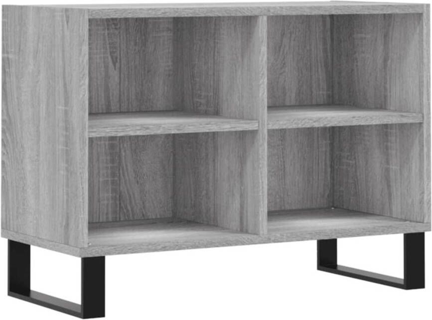 VidaXL -Tv-meubel-69 5x30x50-cm-bewerkt-hout-grijs-sonoma-eikenkleurig - Foto 1