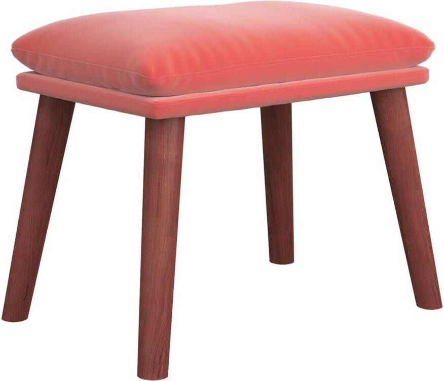 VidaXL -Voetenbank-45x29 5x35-cm-fluweel-roze