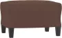 VidaXL Voetenbank 60x50x41 Cm Kunstleer Bruin - Thumbnail 1