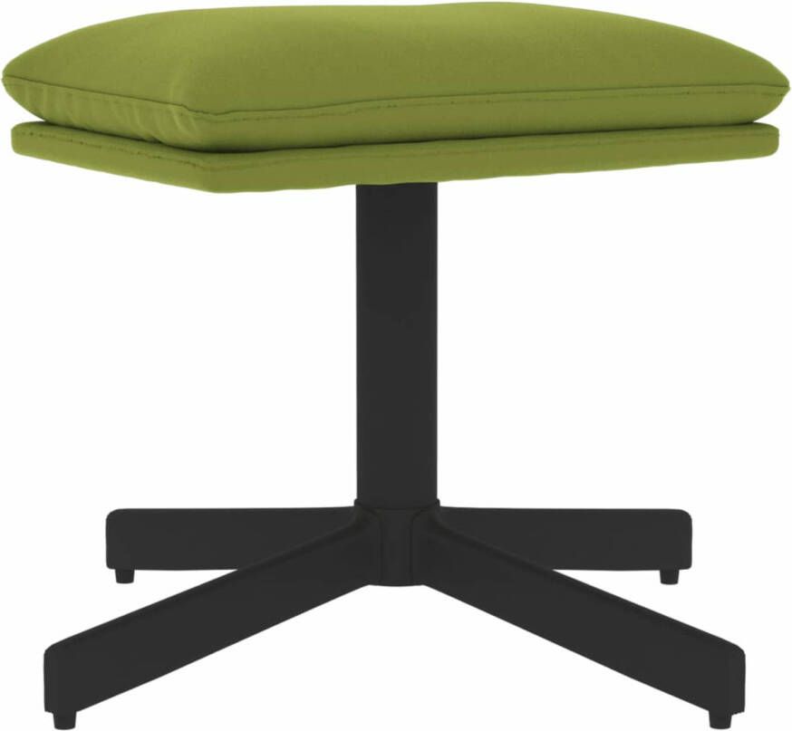VidaXL -Voetenbank-60x60x36-cm-fluweel-lichtgroen