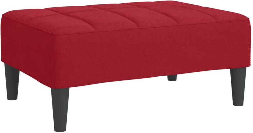 VidaXL -Voetenbank-78x56x32-cm-fluweel-wijnrood