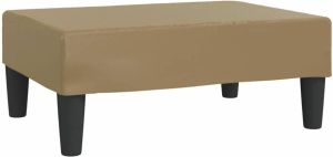 VidaXL -Voetenbank-78x56x32-cm-kunstleer-cappuccinokleurig