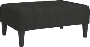 VidaXL -Voetenbank-78x56x32-cm-stof-zwart