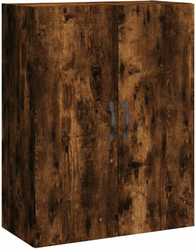 VidaXL -Wandkast-69 5x34x90-cm-bewerkt-hout-gerookt-eikenkleurig