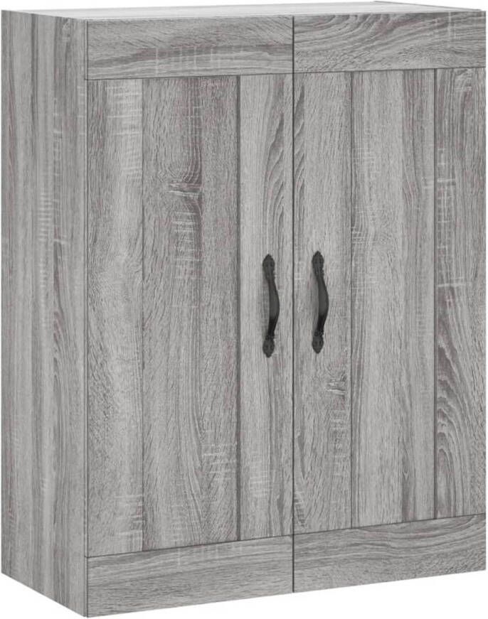 VidaXL -Wandkast-69 5x34x90-cm-bewerkt-hout-grijs-sonoma-eikenkleurig