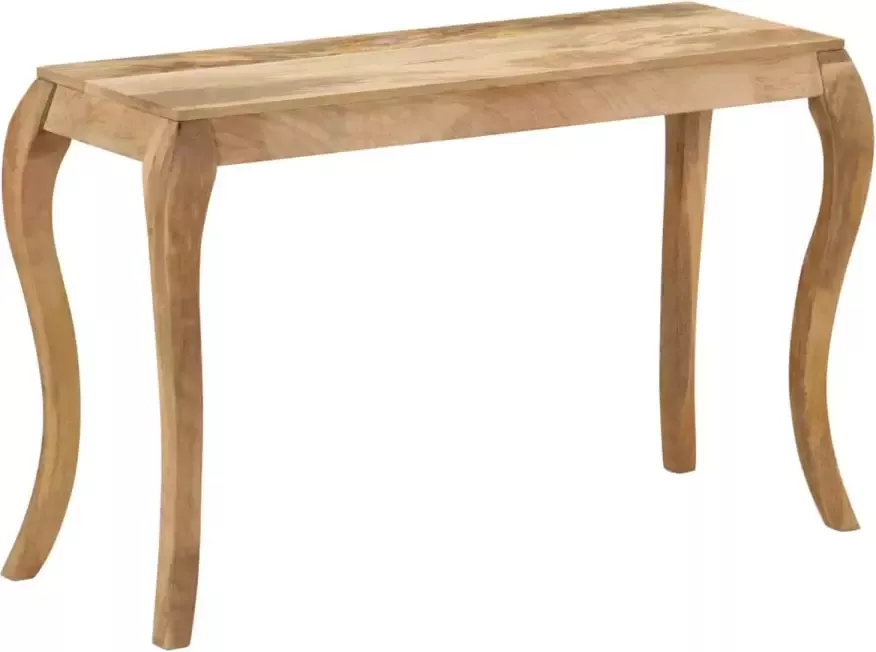 VIDAXL Wandtafel 118x38x76 cm massief mangohout