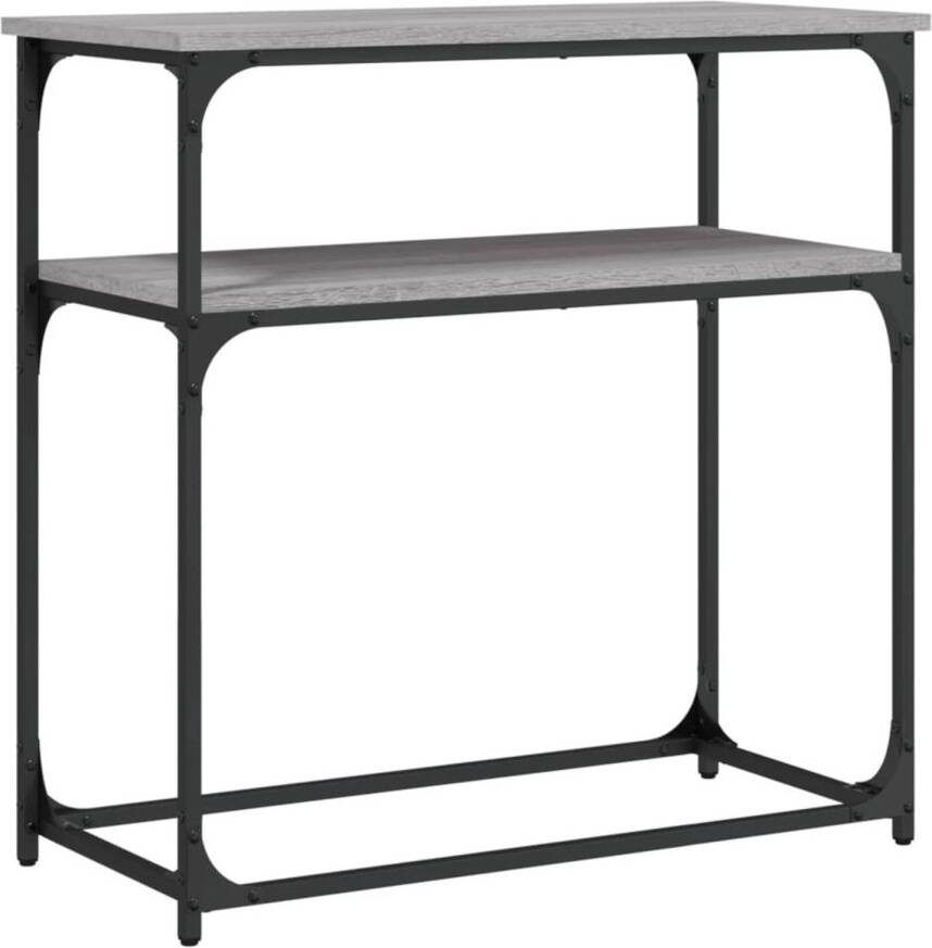 VidaXL -Wandtafel-75x35 5x75-cm-bewerkt-hout-grijs-sonoma-eikenkleurig