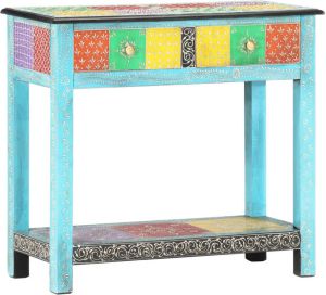 VidaXL -Wandtafel-handgeschilderd-80x35x75-cm-massief-mangohout