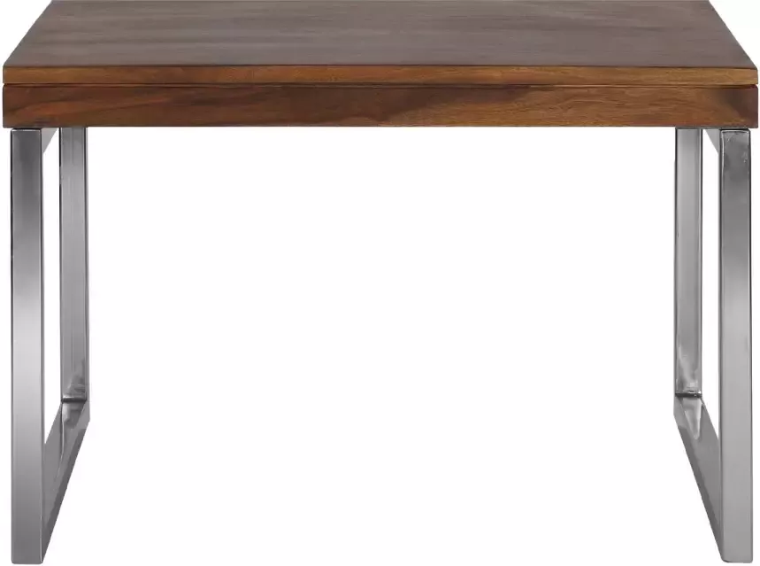 WOMO-Design Salontafel 60x40x60 cm natuurlijk tropisch hout - Foto 1