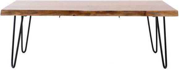 Womo-design Salontafel Acacia Hout Massief Zwart