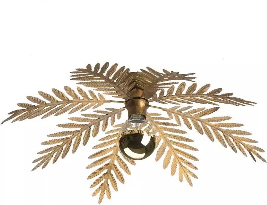 Ylumen Plafondlamp Palm 8 bladen Ø 65 cm goud bruin - Foto 1