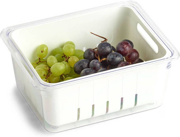 Zeller Groente en fruit bakjes koelkast Present stapelbaar