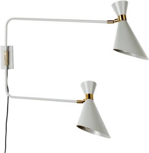 Zuiver wall lamp double shady grey