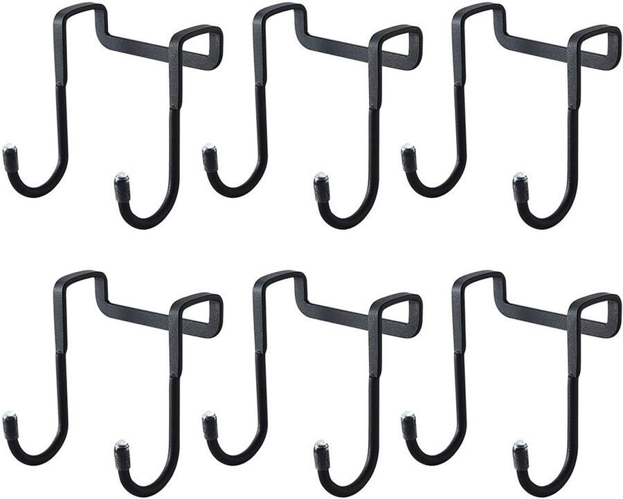 #1 304 roestvrij staal dubbele S-vormige kast lade hanger haak duurzame metalen zware haken voor keuken kast badkamer lade kledingkast deur (6 stuks)