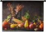 1001Tapestries Wandkleed Wanddoek Groente Fruit Rustiek Tafel 180x135 cm Wandtapijt - Thumbnail 2