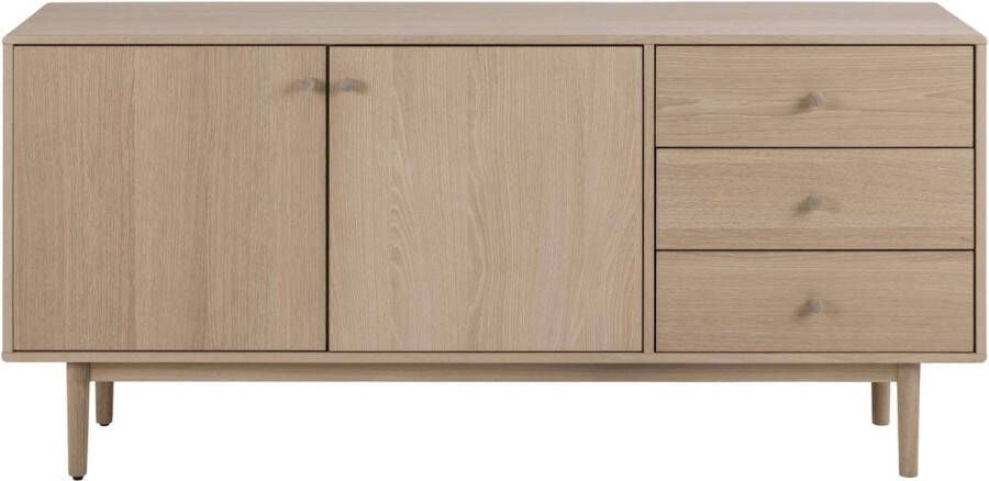 24Designs Herning Dressoir B160 X D40 X H75 Cm Eiken White Wash - Foto 1