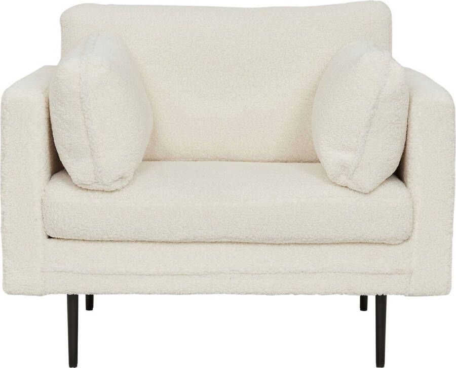 24Designs Maud Fauteuil Witte Teddystof - Foto 1