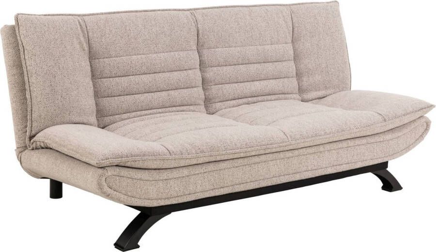 24Designs Slaapbank Jannick Beige Bouclé Stof