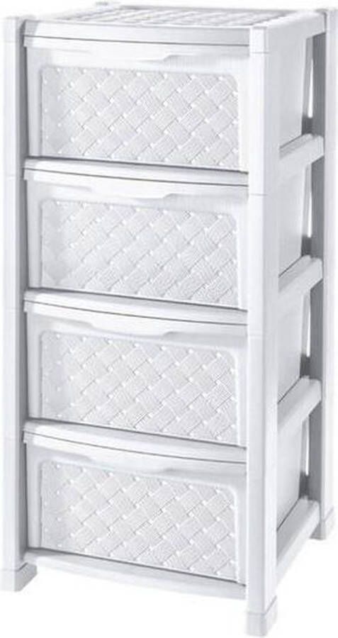 3627 Ladenkast Tontarelli Plastic 4 lades (38 5 x 39 x 82 5 cm)