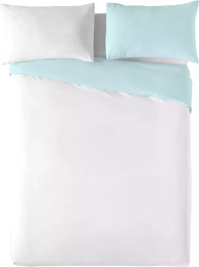 3814 Noorse hoes Naturals FUNDA NORDICA BICOLOR REVERSIBLE Blauw Wit Bed van 135 (220 x 270 cm)