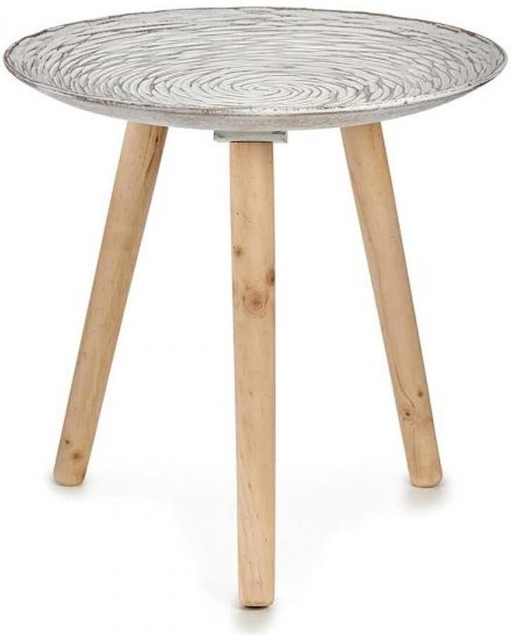 3892 Bijzettafel Spiralen Hout (40 x 39 x 40 cm)