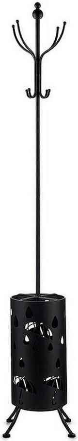 Gift Decor Kapstok Paraplu Zwart Metaal (44 x 185 x 44 cm)