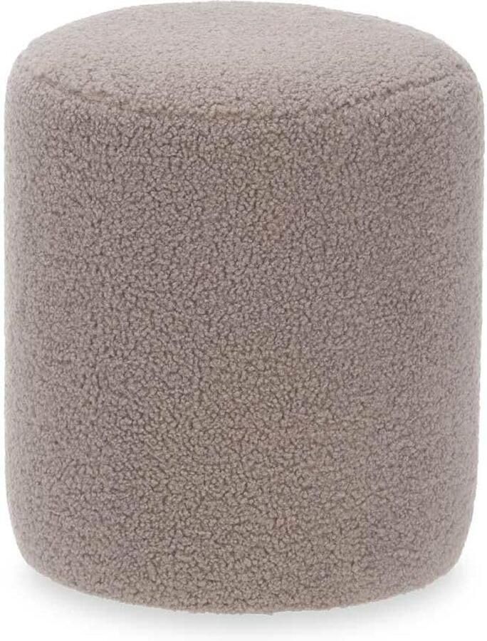 3892 Poef Bruin 32 x 36 x 32 cm