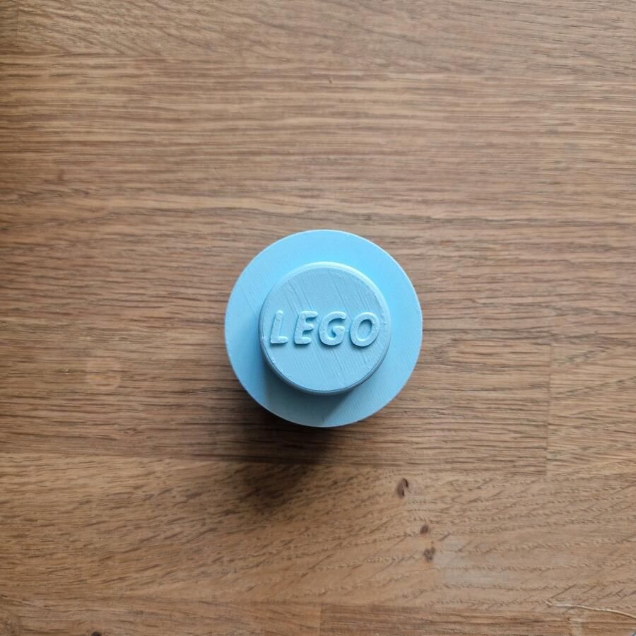 3D at Home Lego geinspireerde kapstok Wandkapstok kinderkamer kapstok blauw babykamer kraamcadeau jongen kraamcadeau meisje kleine cadeautjes cadeau kado kinderkapstok haakje decoratie slaapkamer Lego