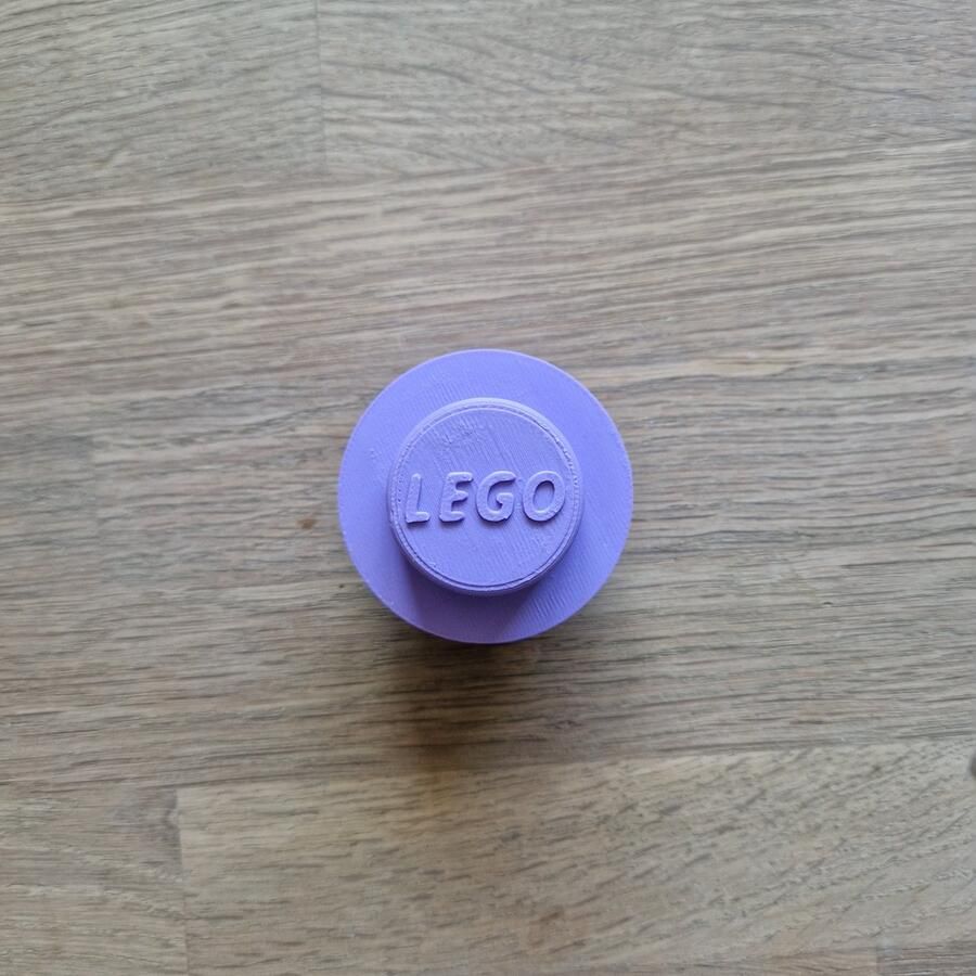 3D at Home Lego geinspireerde kapstok Wandkapstok kinderkamer kapstok paars babykamer kraamcadeau jongen kraamcadeau meisje kleine cadeautjes cadeau kado kinderkapstok haakje decoratie slaapkamer Lego