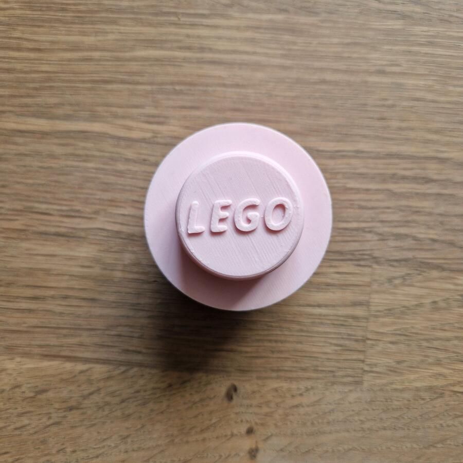 3D at Home Lego geinspireerde kapstok Wandkapstok kinderkamer kapstok Roze babykamer kraamcadeau jongen kraamcadeau meisje kleine cadeautjes cadeau kado kinderkapstok haakje decoratie slaapkamer Lego