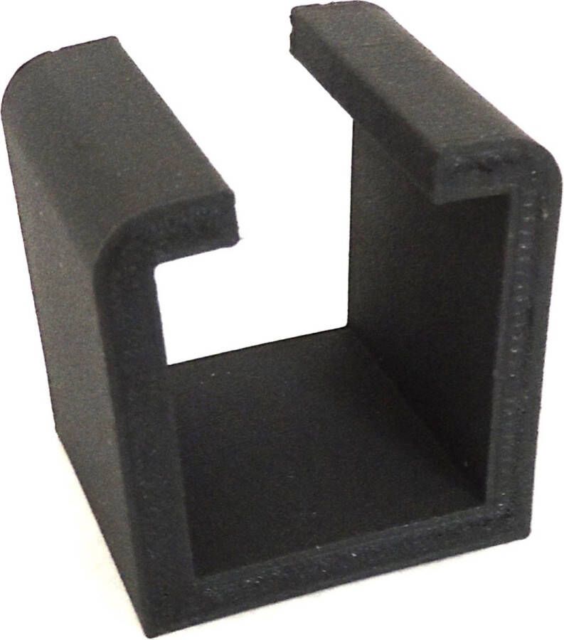3dprintinglimburg 3DPL Stang glijder voor ⌀45mm stang vierkant stoelpootbeschermer vilt meubel onderzetter buisframe kunststof stoel beschermer rond