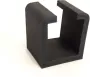 3dprintinglimburg 3DPL Stang glijder voor ⌀15mm stang vierkant stoelpootbeschermer vilt meubel onderzetter buisframe kunststof stoel beschermer rond - Thumbnail 2