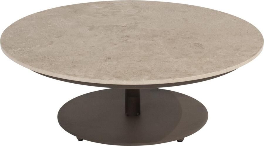 4 Seasons Outdoor Boaz lounge tuintafel 80xH30 cm ceramic middenpoot terre