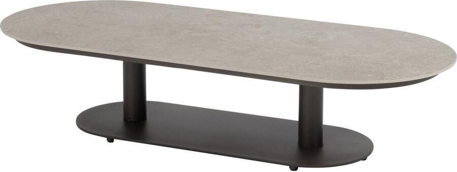 4 Seasons Outdoor Boaz lounge tuintafel ovaal 150x65xH35 cm ceramic terre