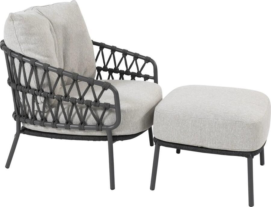 4 Seasons Outdoor Calpi loungestoel met voetenbank