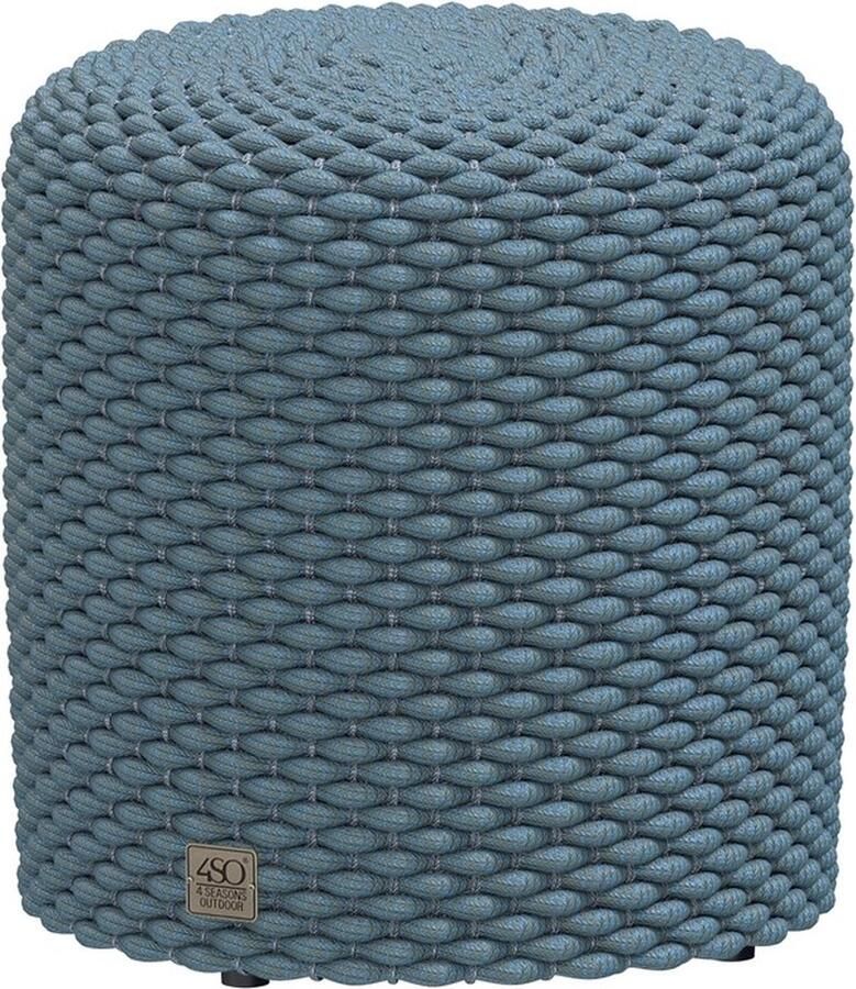 4 Seasons Outdoor Muffin poef blauw