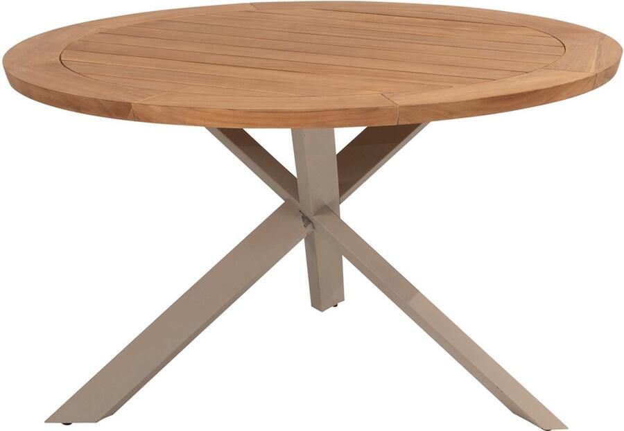 4-Seasons Outdoor Taste Prado ronde tuintafel Ø130 cm. latte