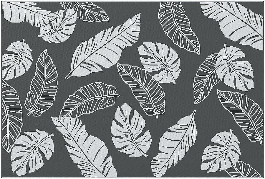 4Goodz Waterbestendig Buitenkleed met Draagtas 182x274 cm Grijs