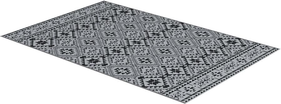 4Goodz Waterbestendig Buitenkleed met Draagtas 182x274 cm Zwart