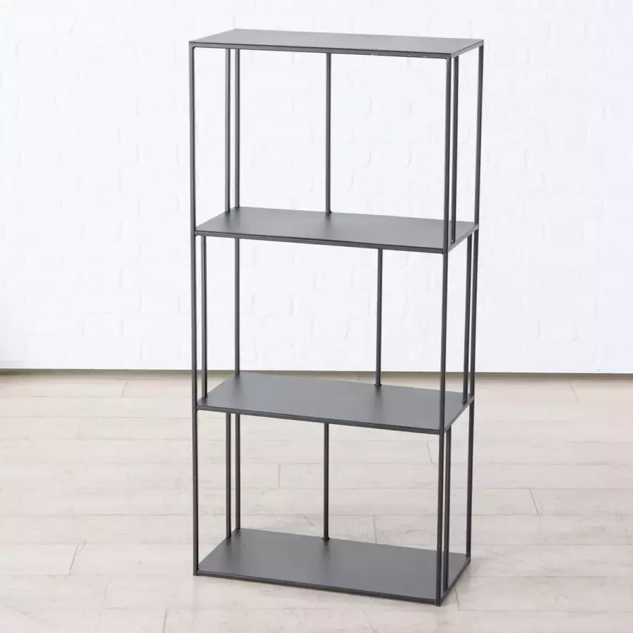 Metalen Wandkast Tripoli Afmeting 28x55x115 cm Zwart - Foto 2