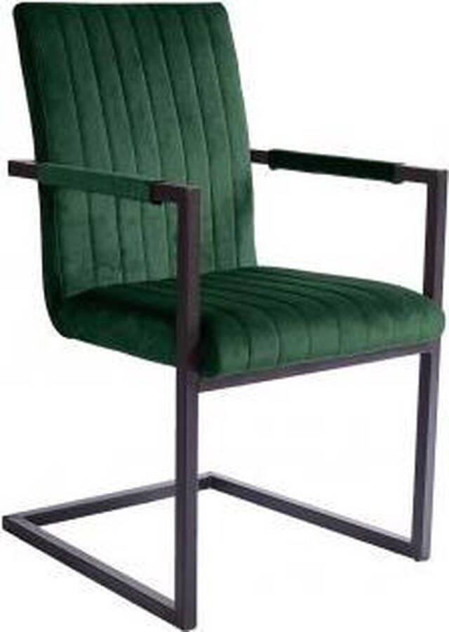 4udesigned Armstoel Almere Velvet Groen