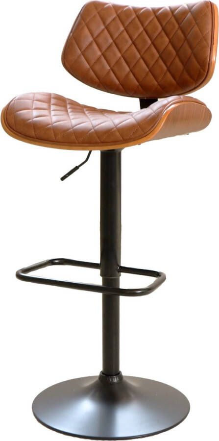 4udesigned Design Meubel Barkruk Wiebert Cognac