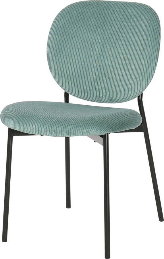 4udesigned Eetkamerstoel Astor Rib Blauw