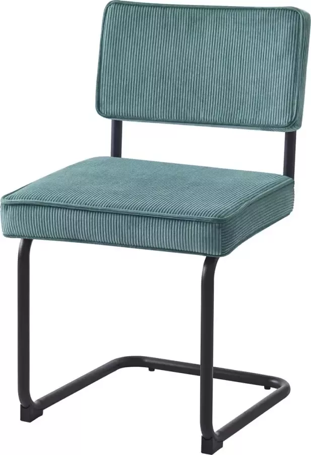 4udesigned Eetkamerstoel Bauhaus Rib Blauw