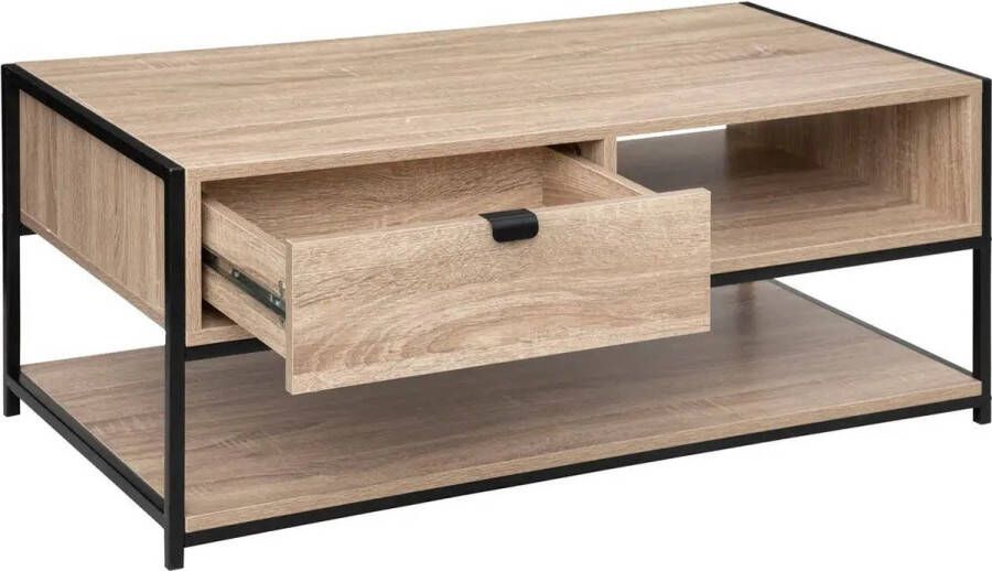 5Five Aliaj Salontafel 1 Lade Beige 100 x 40 x H 50 CM