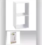 5Five Simply Smart Living Boekenkast 2 Vaks Hout Wit 34 5 x 32 x 67 6 cm - Thumbnail 1