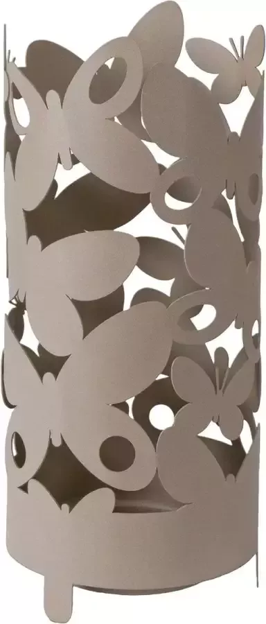 Arti e Mestieri Collectie – Handgemaakt – Paraplubak Italiaanse Design Paraplubak Vlinder Beige