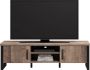 A-Meubel Eerbeek TV Meubel 166 x 45 x 50 cm TV Meubel hout look 2 deuren open vak met legplank - Thumbnail 2